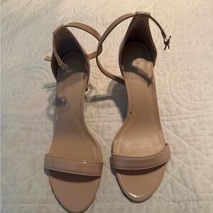Old Navy Blush Ankle Strap Heels